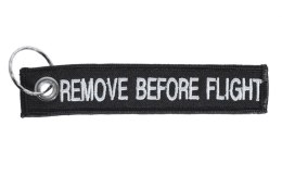 Brelok: Remove before flight (czarny)