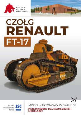 Model kartonowy: Czołg Renault FT-17