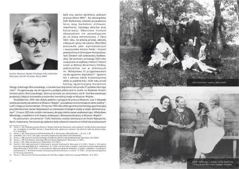 Zofia Stefańska. Wspomnienia z pracy w Muzeum Wojska w latach 1920-1945 Zofia Stefańska. Wspomnienia z pracy w Muzeum Wojska w latach 1920-1945